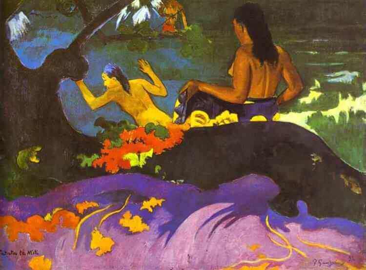 By the Sea, 1892 by Paul Gauguin