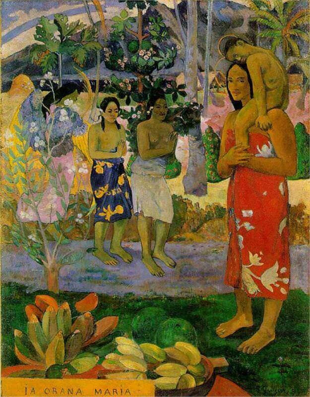 Hail Mary, 1891 by Paul Gauguin