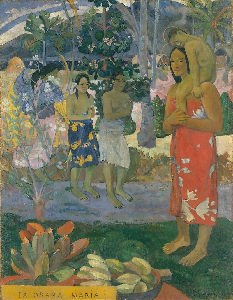 Hail Mary, 1891 by Paul Gauguin