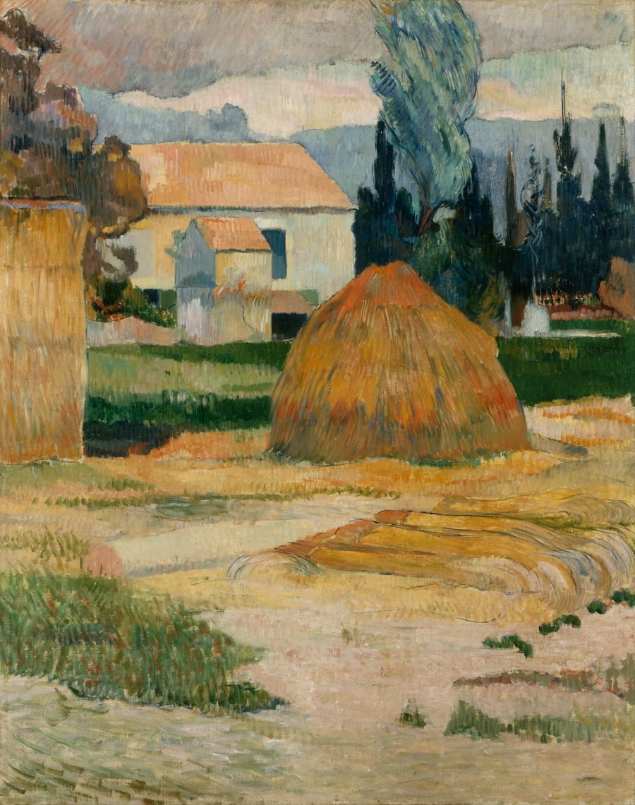 Landscape near Arles, 1888 by Paul Gauguin