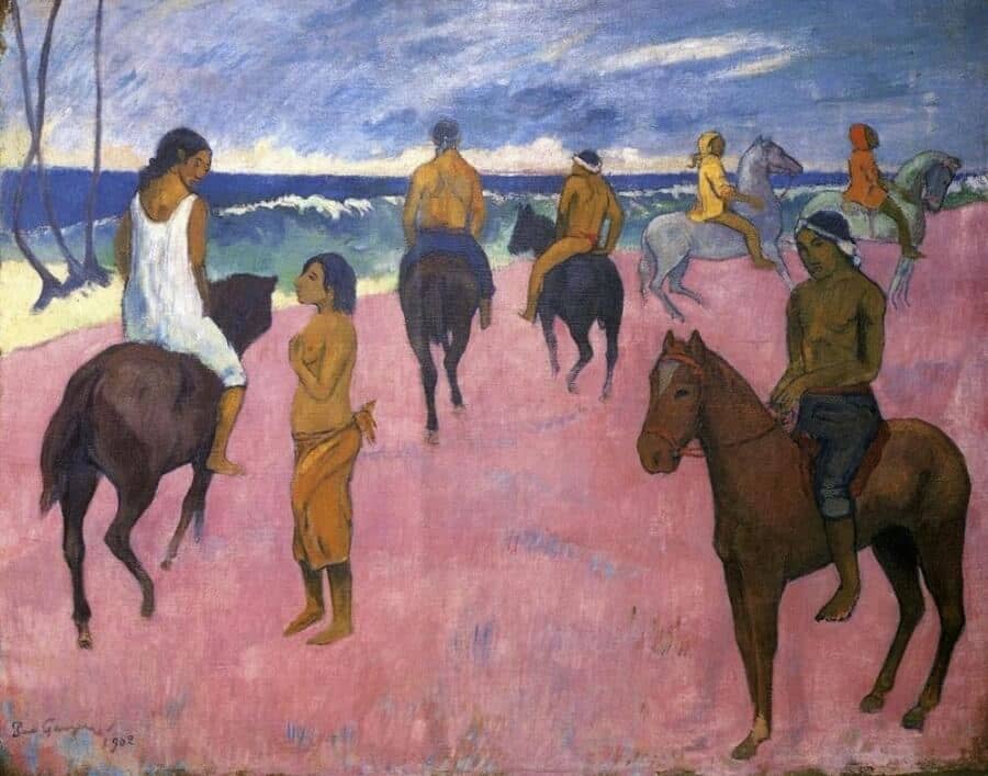 Riders on the Beach, 1902 by Paul Gauguin