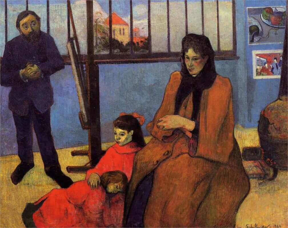 Schuffenecker family, 1889 by Paul Gauguin