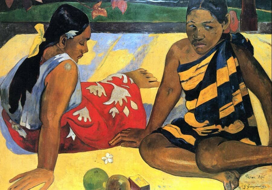 Tahitian Women on the Beach, 1891 by Paul Gauguin