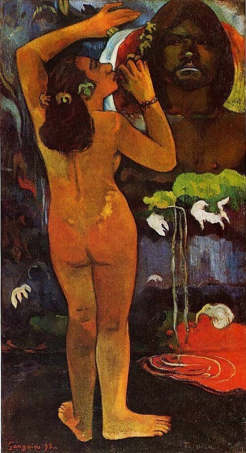 The Moon and the Earth, 1893 by Paul Gauguin