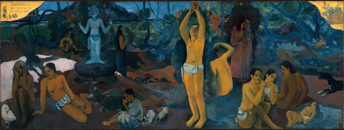 Where Do We Come From? What Are We? Wher Are We Going? 1897 by Paul Gauguin