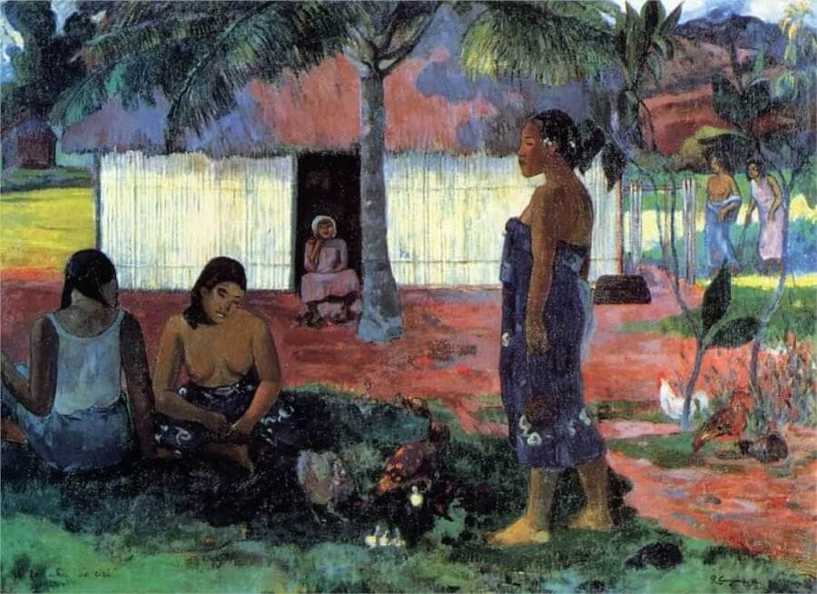 Why Are You Angry? 1896 by Paul Gauguin