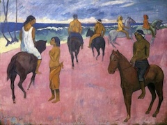Riders on the Beach by Paul Gauguin