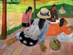 Siesta by Paul Gauguin