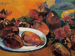 Still Life with Mangoes by Paul Gauguin