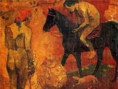 Tahitian Pastoral by Paul Gauguin