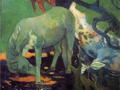 The White Horse by Paul Gauguin